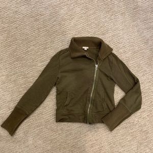 DONATING SOON Gap! Moto sweater/sweatshirt
